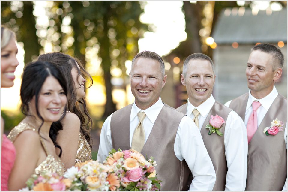 groomsmen laugh