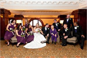 wedding party at the benson hotel